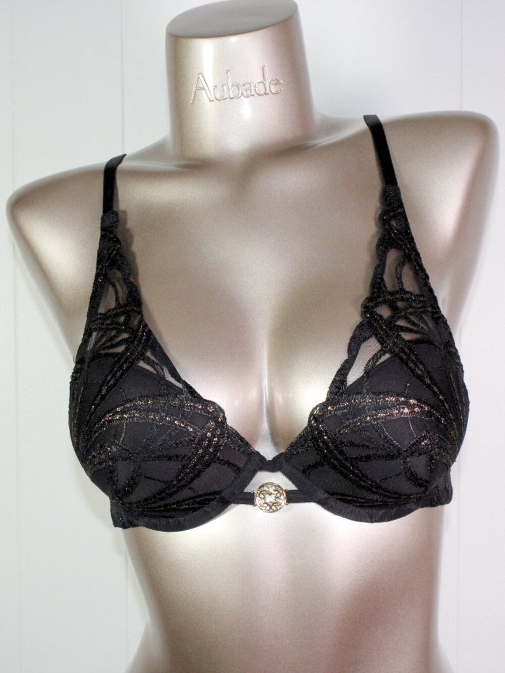Aubade Paris Sample My Desire Black Padded Bra 34B